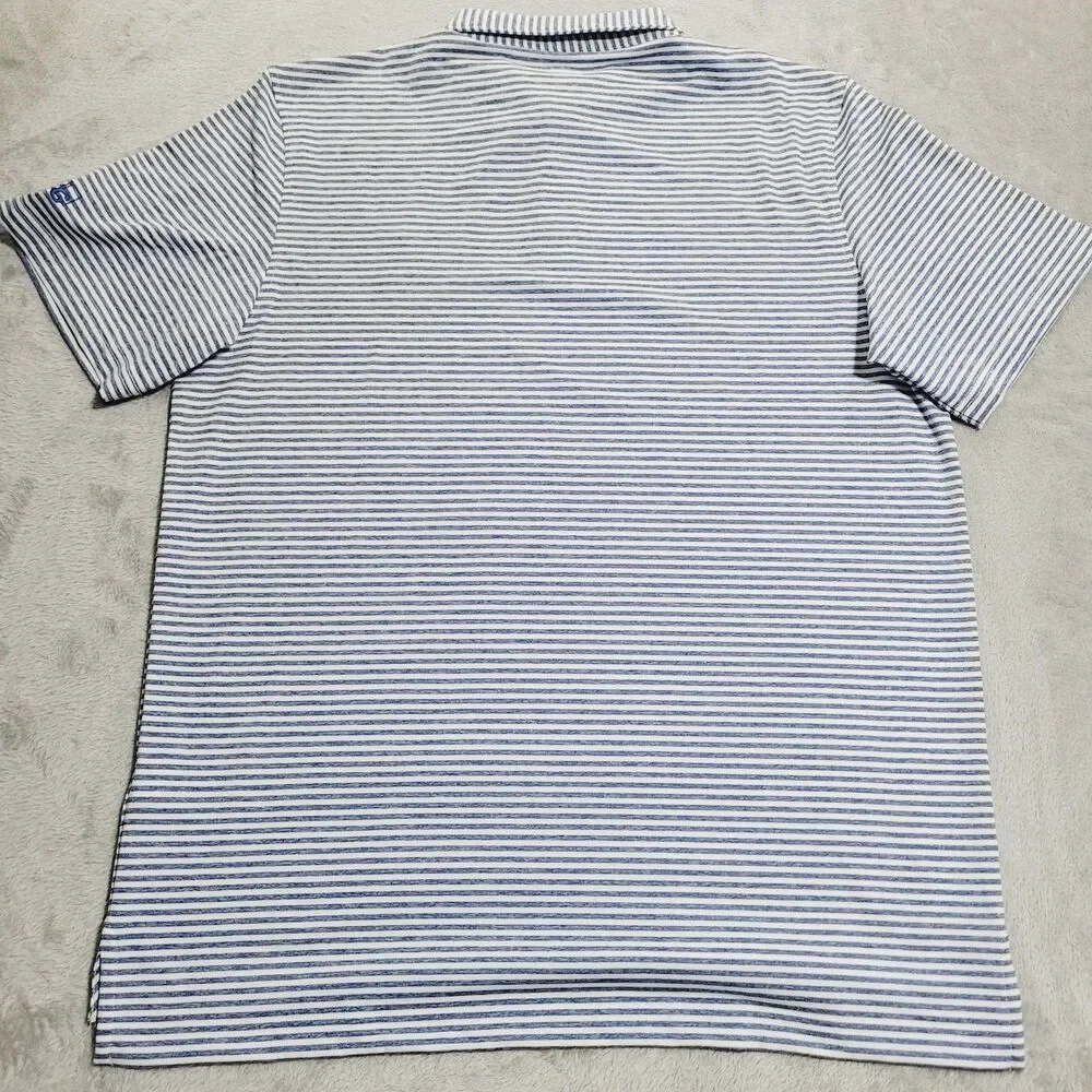 KPMG Womens PGA Shirt Polo Mens Large Blue Golf Vineyard Vines Performance